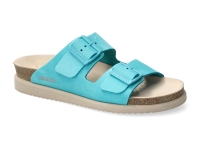 chaussure mephisto mules hester turquoise